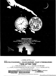 TIME AFTER TIME- Newspaper ad.
September 28, 1979.