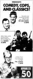 TJ HOOKER- Television guide ad.
September 28, 1987.