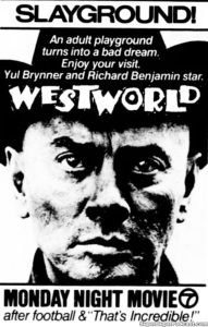 WESTWORLD- Television guide ad.
September 22, 1980.