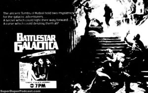 BATTLESTAR GALACTICA- Television guide ad.
October 1, 1978.