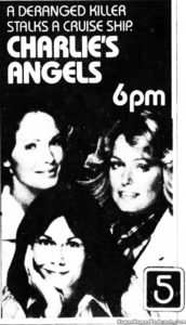 CHARLIE'S ANGELS- Television guide ad.
September 30, 1981.