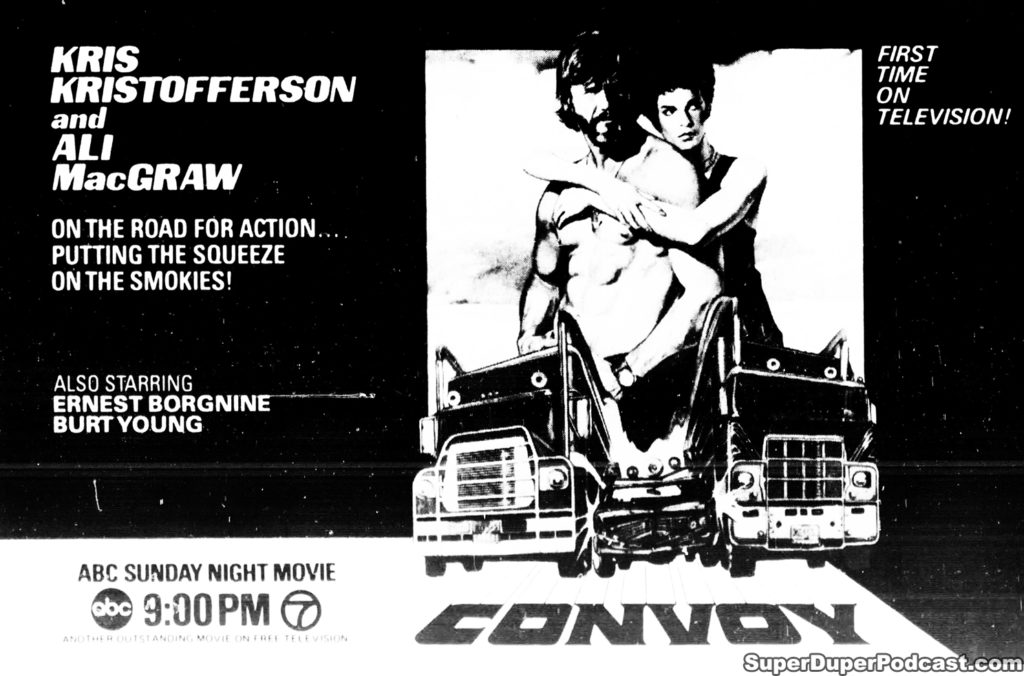 CONVOY- Television guide ad.
October 12, 1980.