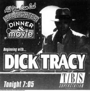 DICK TRACY- Television guide ad.
October 3, 1997.