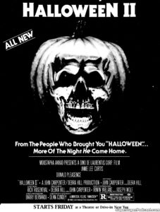 HALLOWEEN II- Newspaper ad. October 25, 1981.