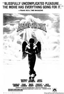 HEAVEN CAN WAIT- Newspaper ad.
October 25, 1978.