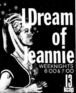 I DREAM OF JEANNIE- Television guide ad.
October 10, 1971.