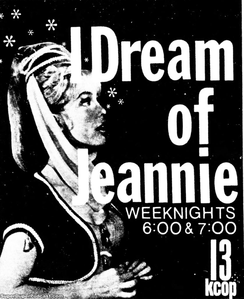 I DREAM OF JEANNIE- Television guide ad.
October 10, 1971.