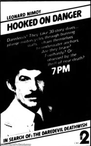 IN SEARCH OF- Television guide ad.
October 4, 1980.