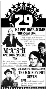MASH- Television guide ad.
October 16, 1980.