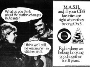 MASH- Television guide ad. October 6, 1980.
