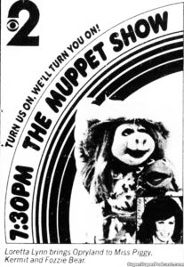 THE MUPPET SHOW- Television guide ad. October 24, 1978.