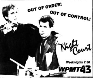 NIGHT COURT- Television guide ad.
October 5, 1988.