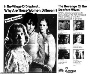 THE REVENGE OF THE STEPFORD WIVES- Television guide ad.
October 12, 1980.