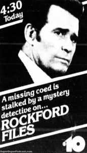THE ROCKFORD FILES- television guide ad.
October 6, 1980.