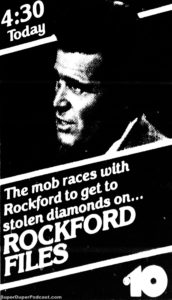 THE ROCKFORD FILES- television guide ad.
October 9, 1980.