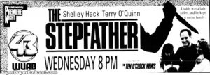 THE STEPFATHER- Television guide ad.
October 1, 1989.