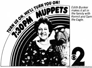 THE MUPPET SHOW- Television guide ad.
October 3, 1978.