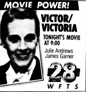 VICTOR /VICTORIA- Television guide ad.
October 12, 1988.