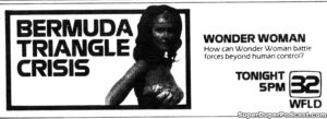 WONDER WOMAN- Television guide ad.
October 2, 1981.