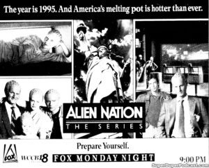 ALIEN NATION THE SERIES- Television guide ad. November 20, 1989.