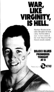 BILOXI BLUE- Television guide ad.
November 7, 1990.