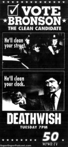 DEATH WISH- Television guide ad. November 6, 1990.
