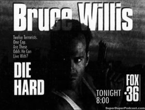 DIE HARD- Television guide ad. November 16, 1992.