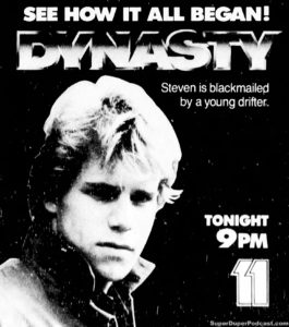 DYNASTY- Television guide ad. November 11, 1985.
