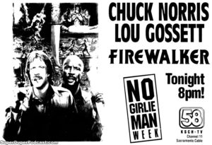 FIREWALKER- Television guide ad. November 5, 1990.