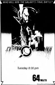 FLASH GORDON- Television guide ad. November 8, 1988.