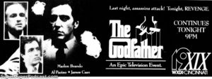 THE GODFATHER- Television guide ad. November 8, 1988.