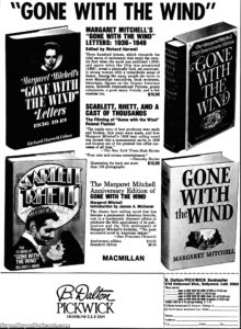 GONE WITH THE WIND- Newspaper ad. November 7, 1976.