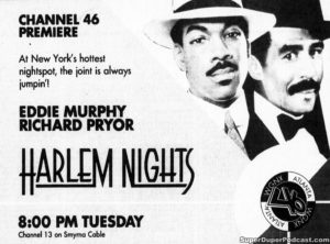 HARLEM NIGHTS- Television guide ad. November 10, 1992.