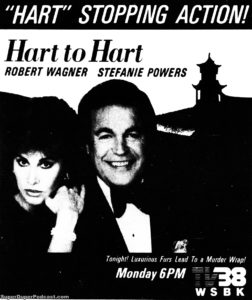 HART TO HART- Television guide ad. November 18, 1985.
