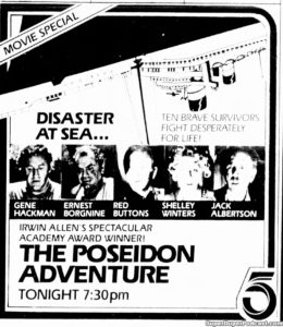 THE POSEIDON ADVENTURE- Television guide ad. November 10, 1982.