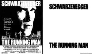 THE RUNNING MAN- Newspaper ad. November 12. 1987.