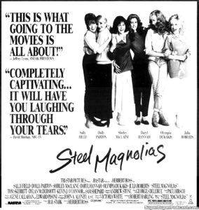 STEEL MAGNOLIAS- Newspaper ad. November 12. 1988.