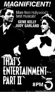 THAT'S ENTERTAINMENT PART 2- Television guide ad.
October 3, 1989.