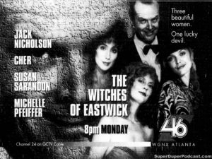 THE WITCHES OF EASTWICK- Television guide ad. November 14, 1994.
