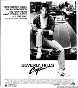 BEVERLY HILLS COP- Newspaper ad. December 10, 1984.