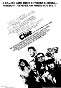 CLUE- Newspaper ad. December 13, 1985.