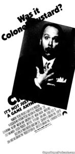 CLUE- Newspaper ad. December 2, 1985.