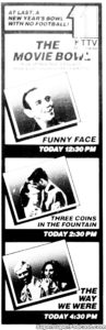 THE WAY WE WERE- Television guide ad.
January 1, 1983.