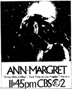 ANN MARGRET- Television guide ad. February 14, 1971.