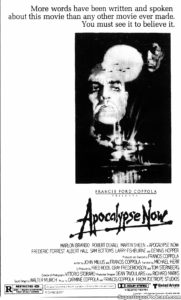 APOCALYPSE NOW- Newspaper ad. February 8, 1980.