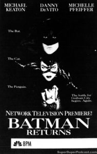 BATMAN RETURNS- Television guide ad. February 12, 1995.