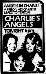 CHARLIE'S ANGELS- Television guide ad. February 14, 1983.