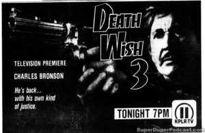 DEATH WISH 3- Television guide ad.
February 15, 1988.