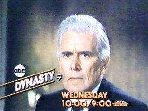 DYNATSY- Season 4, episode 4, THE WILL, ABC TV spot.
November 14, 1982.
