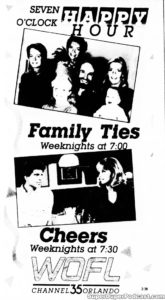 FAMILY TIES- Television guide ad.
February 29, 1988.